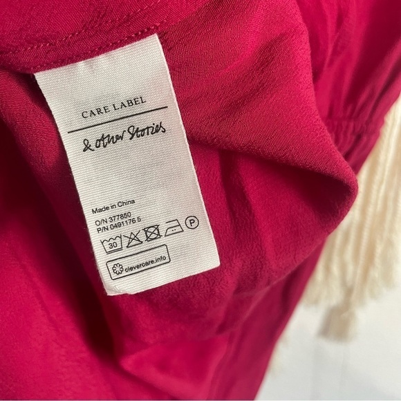 Los Angeles Atelier & OTHER STORIES Berry Dress size 4 - Picture 5 of 11